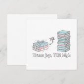 Trans Joy, TBR High – LGBTQ Reading Pride  Kaart (Voorkant / Achterkant)