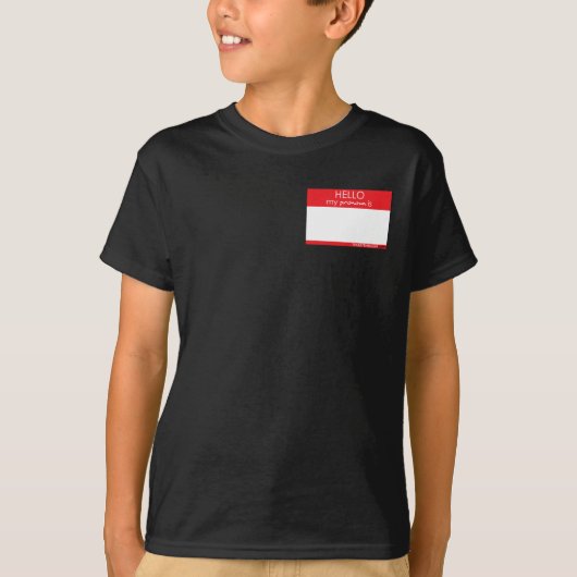 Trans* Kiddo Pronoun T-shirt (Voorkant)