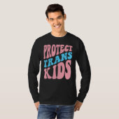 Trans-Kinder LGBT Trans Pride Transgender 2 besche T-shirt (Voorkant volledig)
