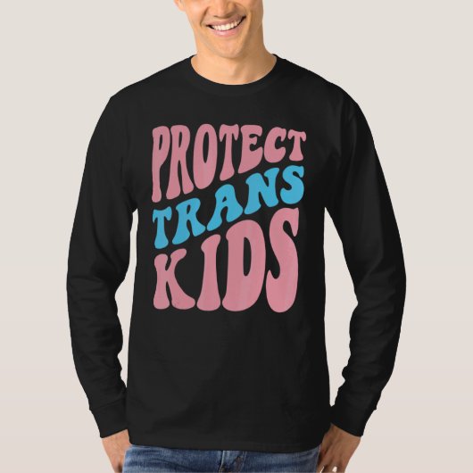Trans-Kinder LGBT Trans Pride Transgender 2 besche T-shirt (Voorkant)