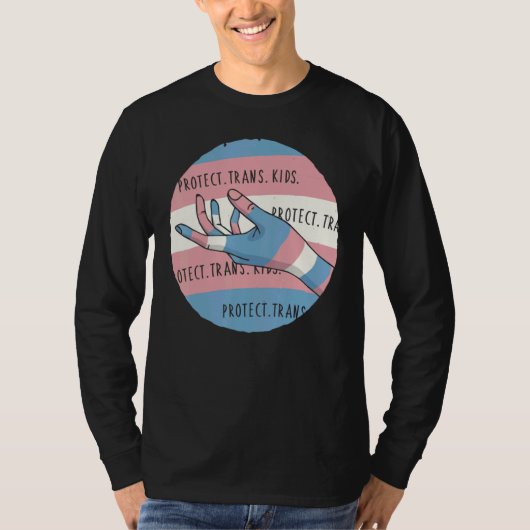 Trans-Kinder LGBT Trans Pride Transgender T-shirt (Voorkant)