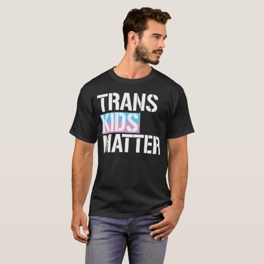 Trans-Kinder materie T-shirt (Voorkant volledig)