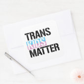 Trans-Kinder materie Vierkante Sticker (Envelop)
