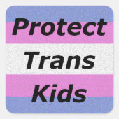Trans-Kinder sticker beschermen (Voorkant)