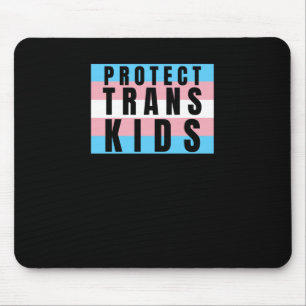 Trans-Kinder Transgender Pride Sticker Muismat
