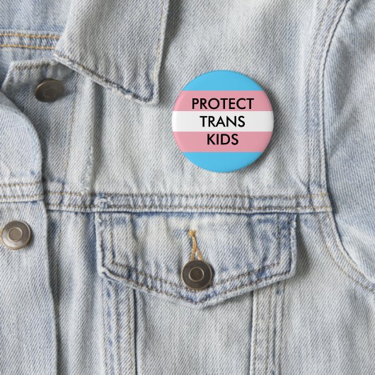 Trans-Kinder transgenderrechten beschermen Ronde Button 5,7 Cm (In situ)