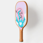 trans kunstontwerp op pickleball-paddle pickleball paddle (Links)