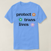Trans-levens beschermen1 t-shirt (Design voorkant)