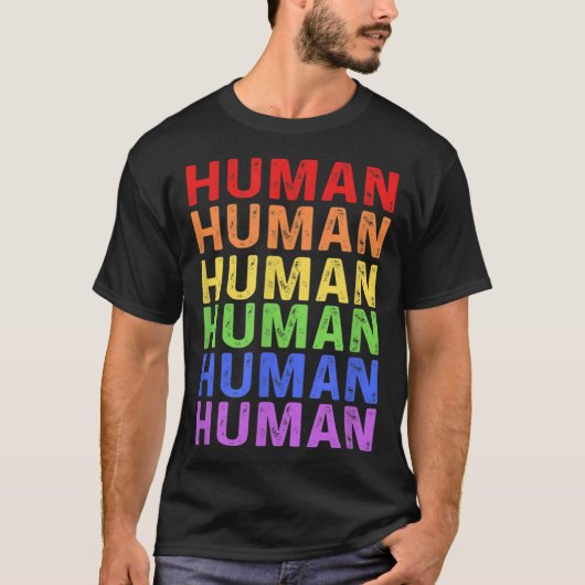 Trans LGBT Q Bondgenoot Mensenrechten Transgender T-shirt (Voorkant)