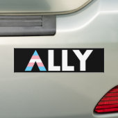 Trans-LGBTQ transgender LGBT Bumpersticker (Op auto)