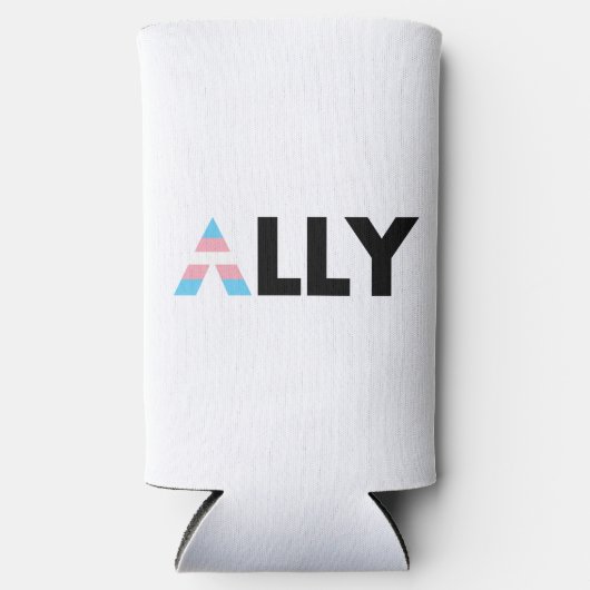 Trans-LGBTQ transgender LGBT Seltzer Blikjeskoeler (Voorkant)