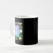 Trans Lives Floral Typography Koffiemok (Voorkant links)