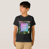 Trans Lives Floral Typography T-shirt (Voorkant volledig)