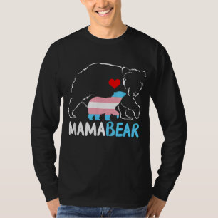 Trans Mama Beer Proud Mam Rainbow Transgender Moth T-shirt