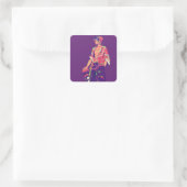 Trans Man FTM Vierkante Sticker (Tas)