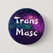 Trans-Masc  galaxy-identiteit Ronde Button 5,7 Cm (Voorkant)