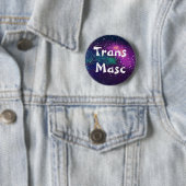 Trans-Masc  galaxy-identiteit Ronde Button 5,7 Cm (In situ)