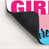 Trans-meisjes zijn echte meisjes die hun vlag voer muismat (Hoek)