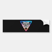 Trans Mensen Behoren Pride Gay Rechten Respect Tra Bumpersticker (Voorkant)