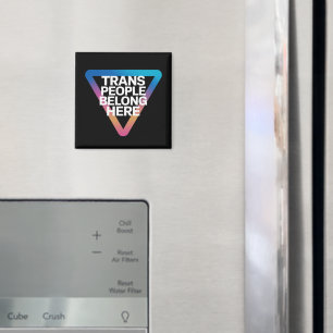 Trans Mensen Behoren Pride Gay Rechten Respect Tra Magneet