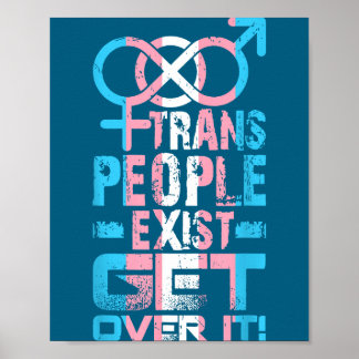 Trans Mensen Bestaan Kom Er Overheen  Poster