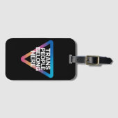 Trans mensen horen bij Pride Gay Rights Respect Tr Bagagelabel (Voorkant (horizontaal))