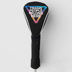 Trans mensen horen bij Pride Gay Rights Respect Tr Golfheadcover