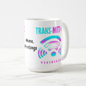 Trans-mitterende Zichtbaarheid Moderne Storing Tra Koffiemok (Voorkant rechts)