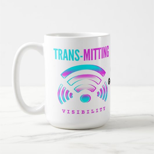 Trans-mitterende Zichtbaarheid Moderne Storing Tra Koffiemok (Links)