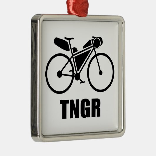 Trans North Georgia Race Bikepacking Metalen Ornament (Rechts)