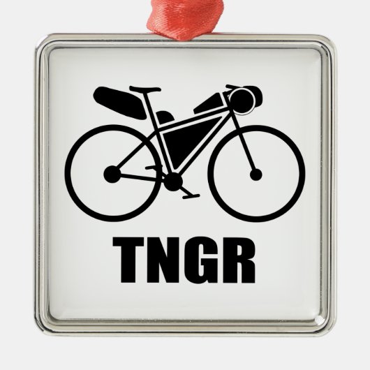 Trans North Georgia Race Bikepacking Metalen Ornament (Voorkant)
