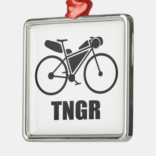 Trans North Georgia Race Bikepacking Metalen Ornament (Links)
