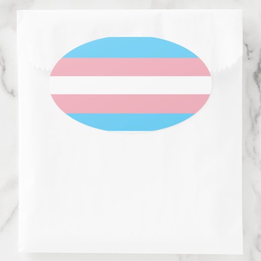 trans ovale sticker (Tas)