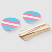 trans party decor hand fans handwaaier (Niet-gemonteerd)