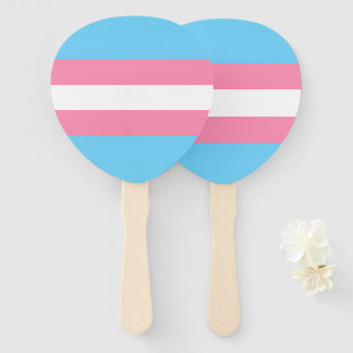 trans party decor hand fans handwaaier