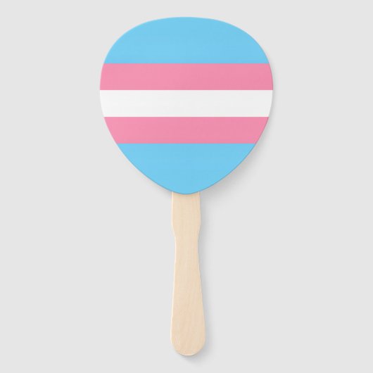 trans party decor hand fans handwaaier (Voorkant)