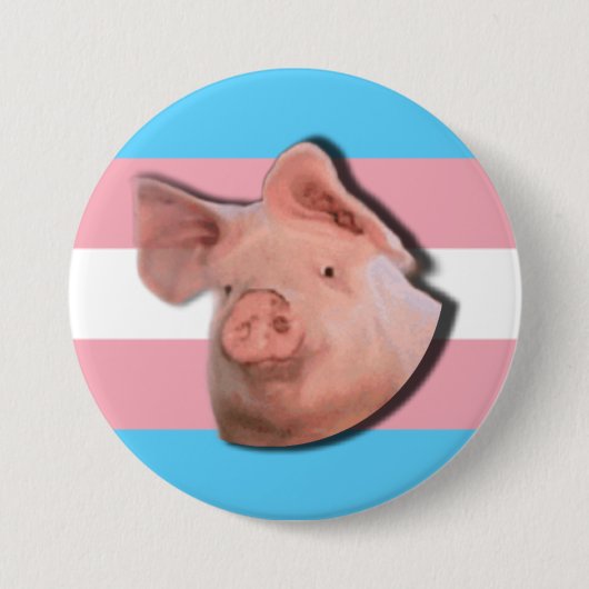Trans Pig Pride Button (Voorkant)