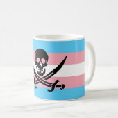 Trans-Pirate Pride Mok (Voorkant rechts)