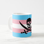 Trans-Pirate Pride Mok (Voorkant links)