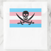 Trans Pirate Pride Sticker (Tas)