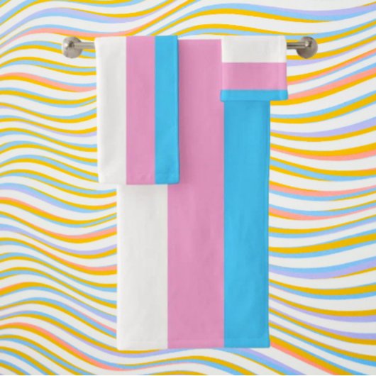 Trans Pride Bad Elegantie Handdoek
