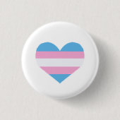 Trans Pride Badge Ronde Button 3,2 Cm (Voorkant)