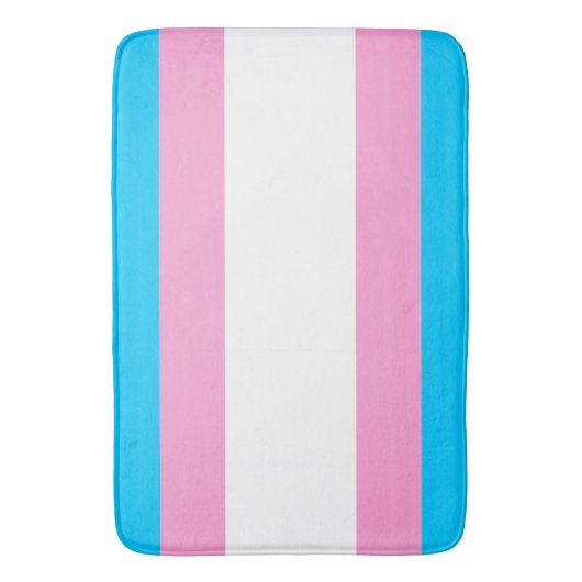 Trans Pride Badmat: Omarm Elke Kleur Badmat (Voorkant Verticaal)