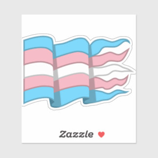 Trans Pride Banner Sticker