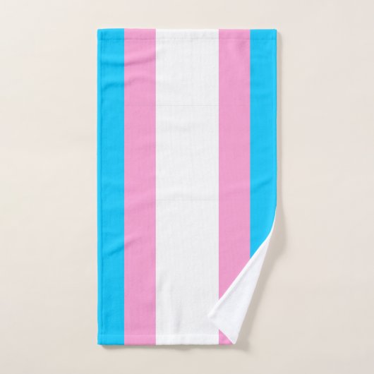 Trans Pride Bath Elegance Bad Handdoek (Handdoek)
