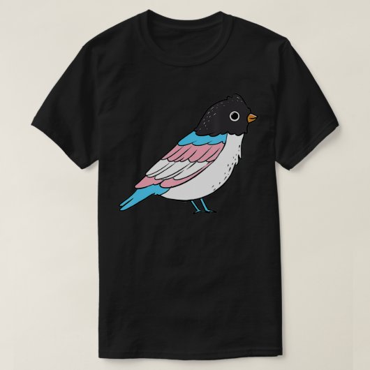 Trans Pride Bird Transgender T-shirt (Design voorkant)