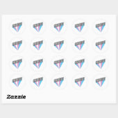 Trans Pride Burst - Inclusief Ronde Sticker (Vel)