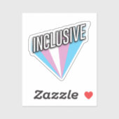 Trans Pride Burst - Inclusief Sticker (Vel)