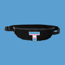 Trans Pride Capital T Fanny Pack Heuptasje