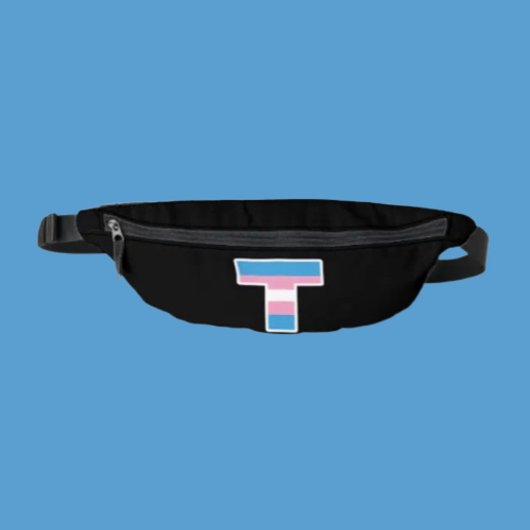 Trans Pride Capital T Fanny Pack Heuptasje